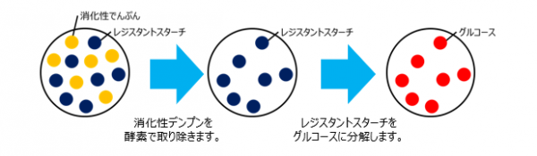 レジスタントスターチの量を求める手順